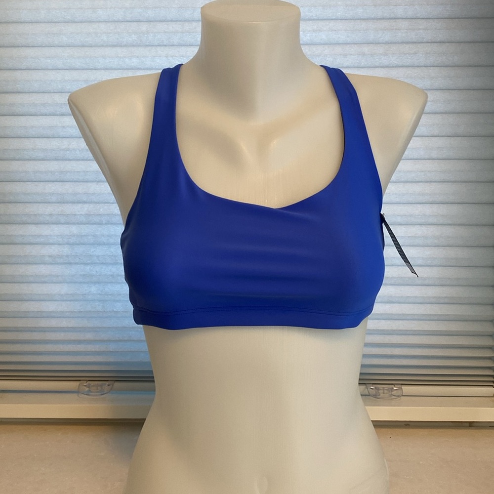 Onzie Bra top. Swim top. Bright Blue. BNWT
